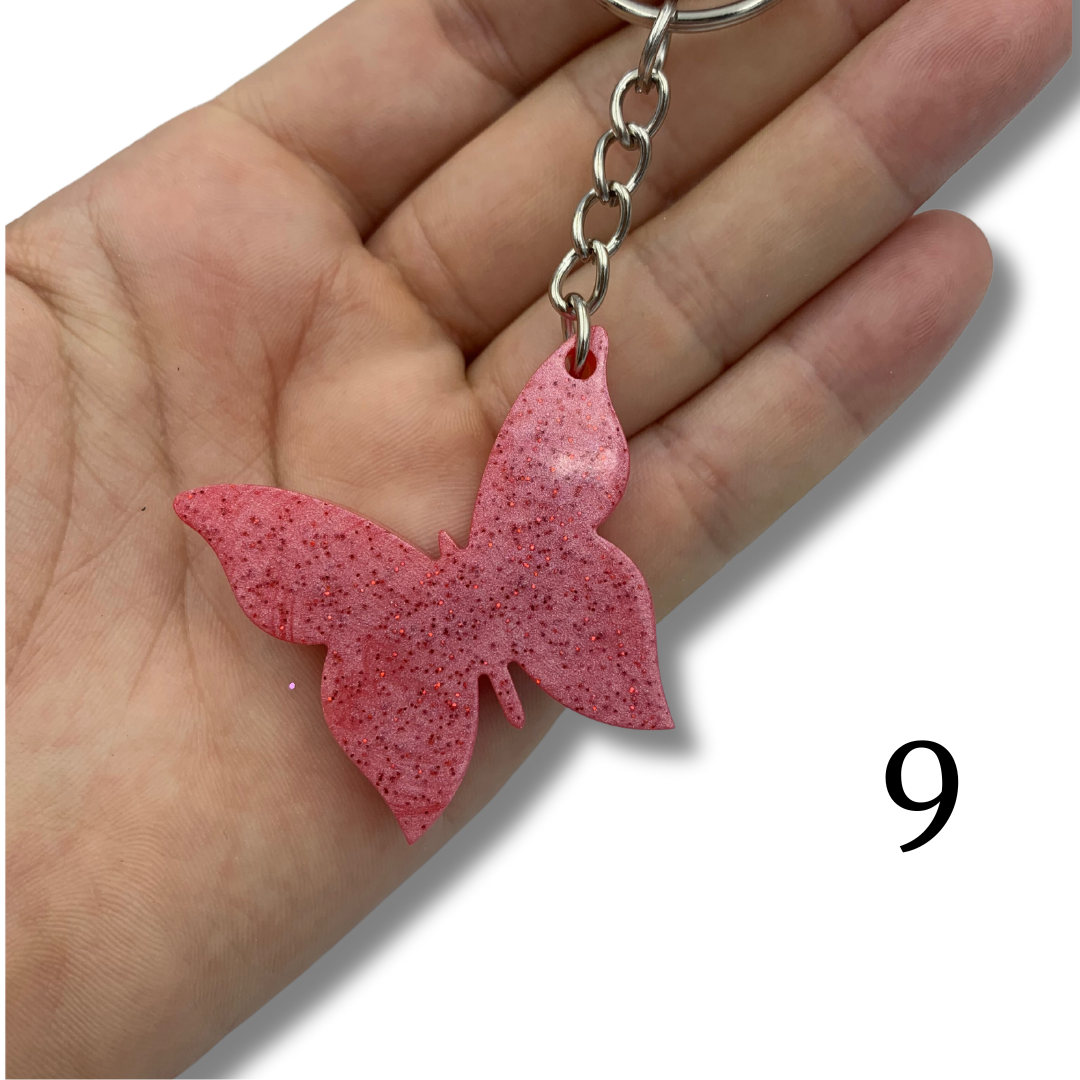 Porte clés papillon
