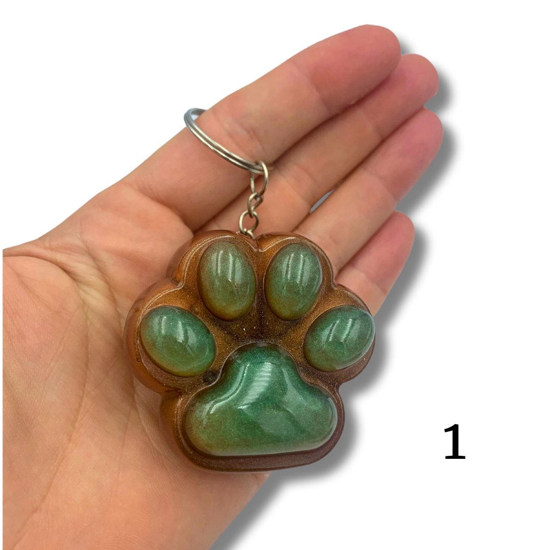 Porte clés patte de chat