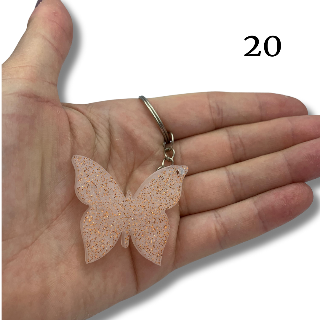 Porte clés papillon