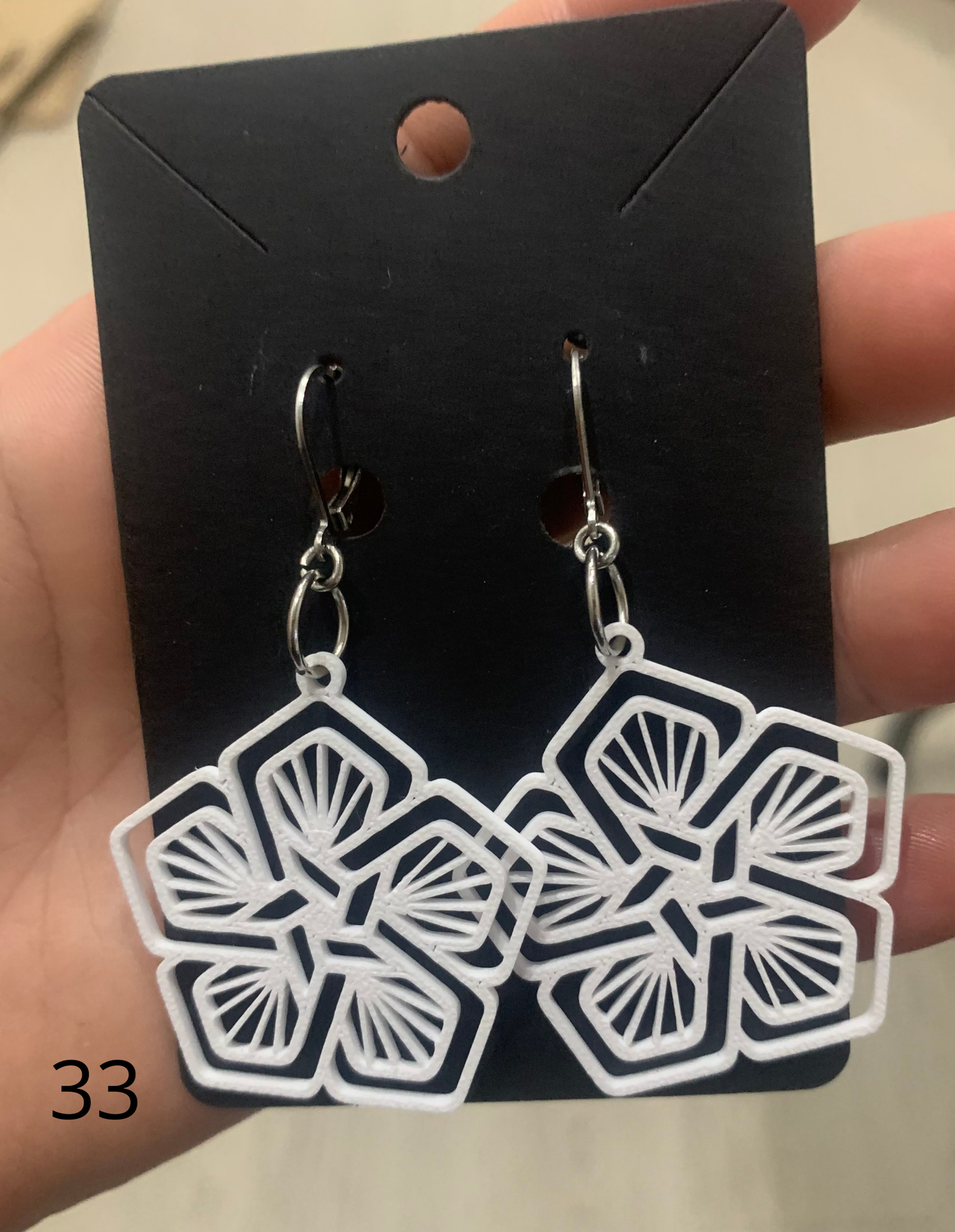 Boucle d'oreille impression 3D