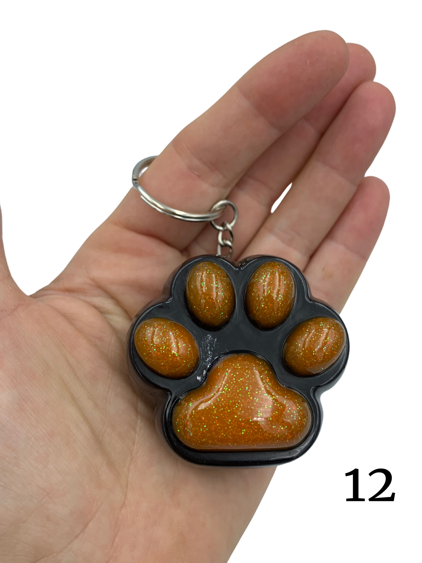 Porte clés patte de chat