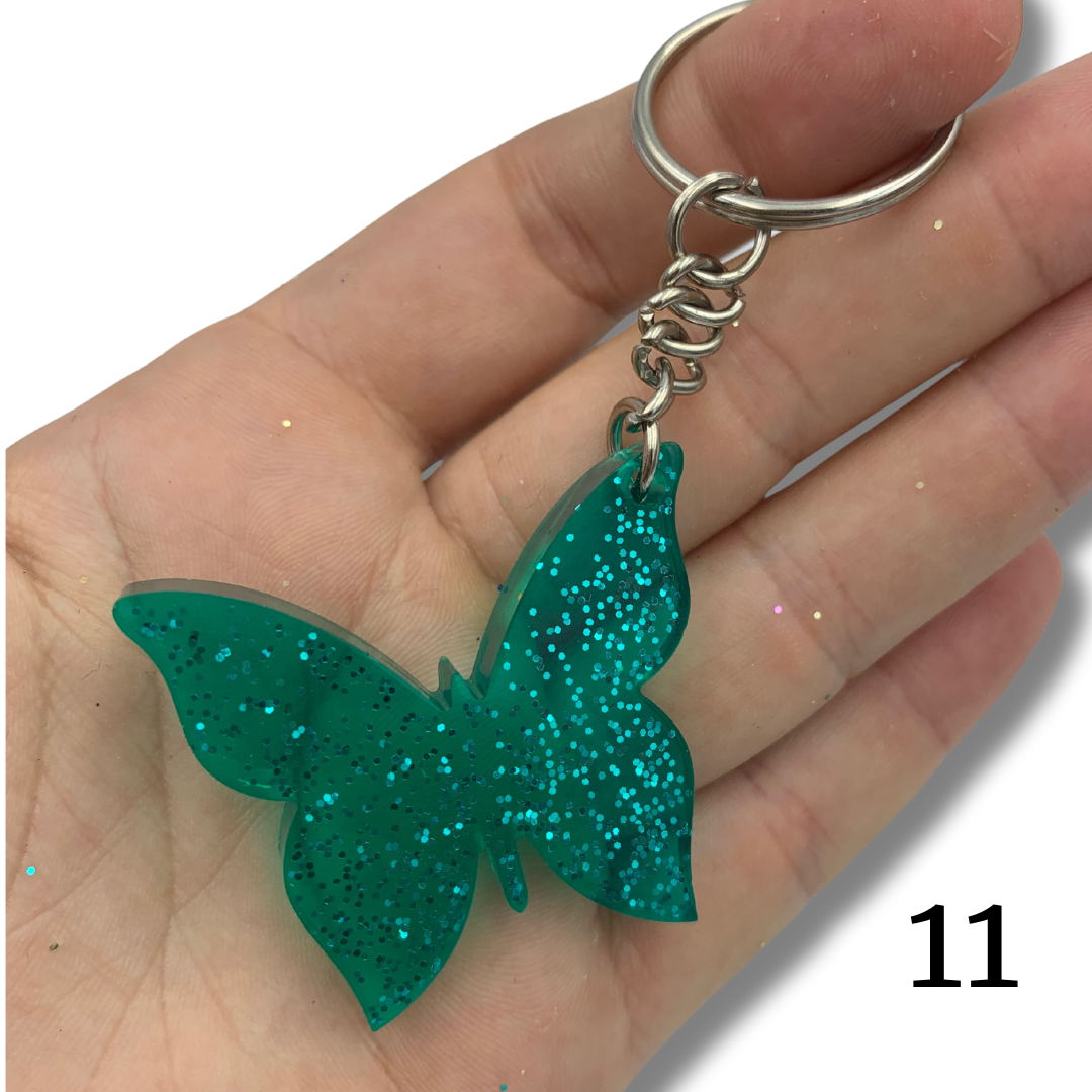 Porte clés papillon