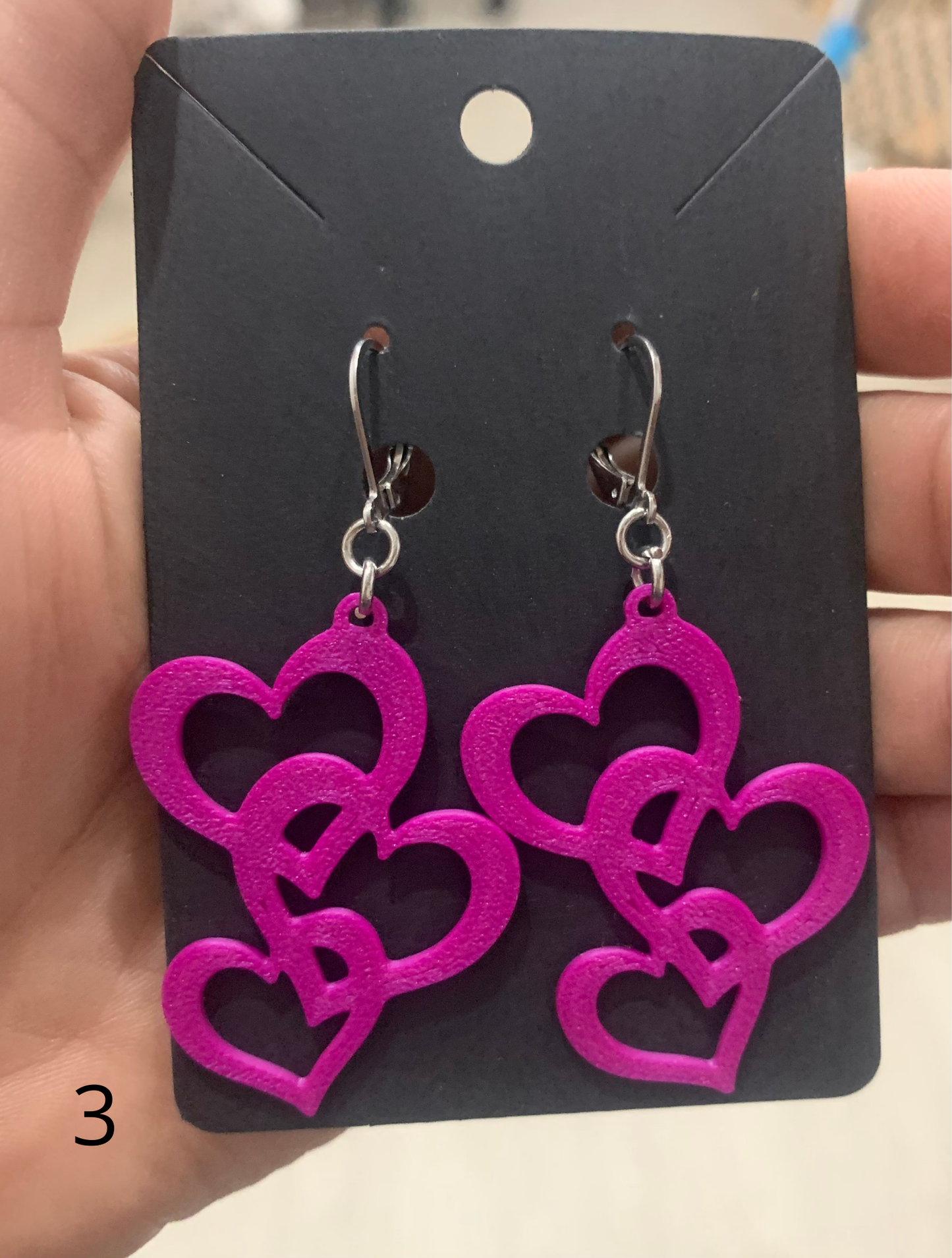 Boucle d'oreille impression 3D