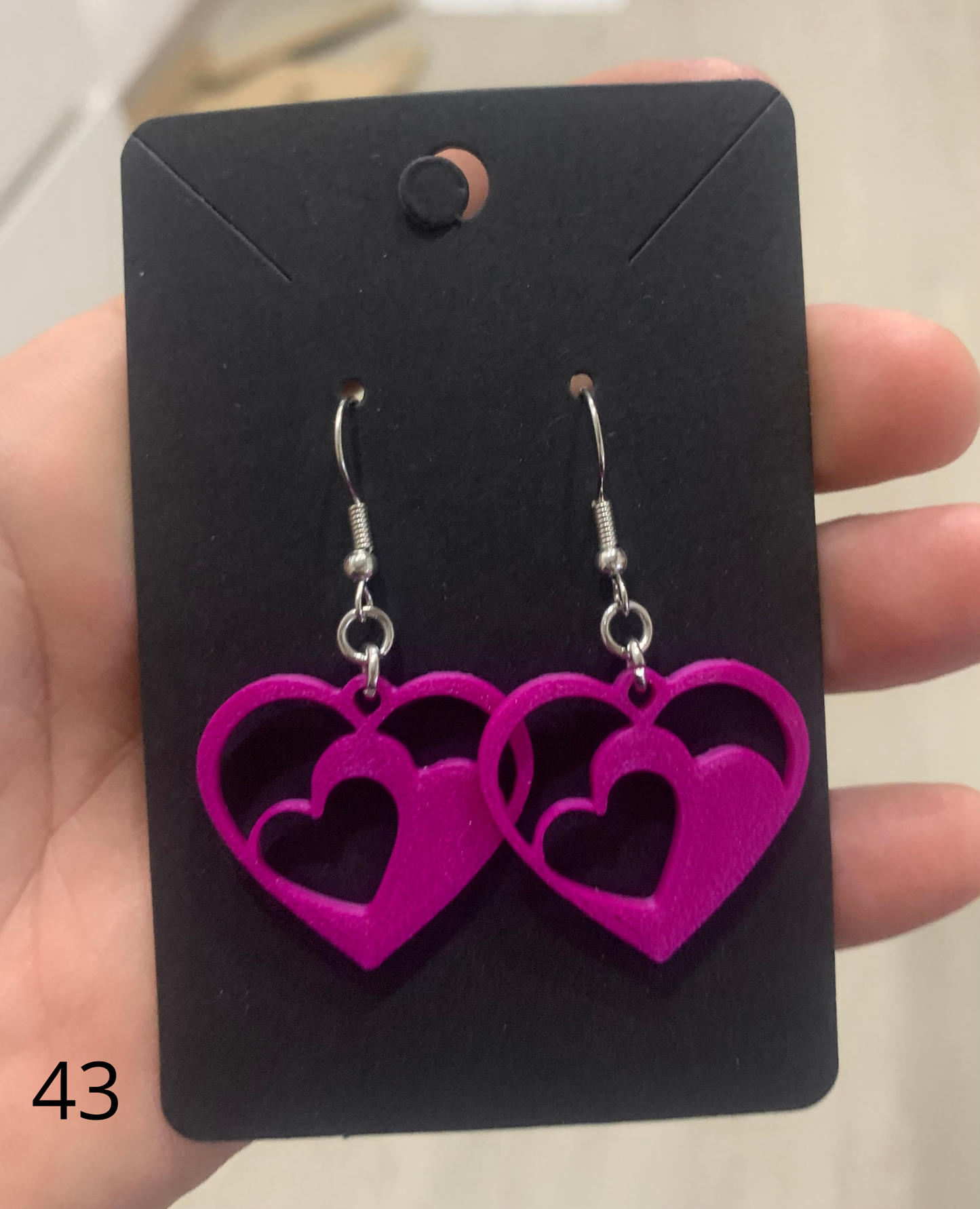 Boucle d'oreille impression 3D