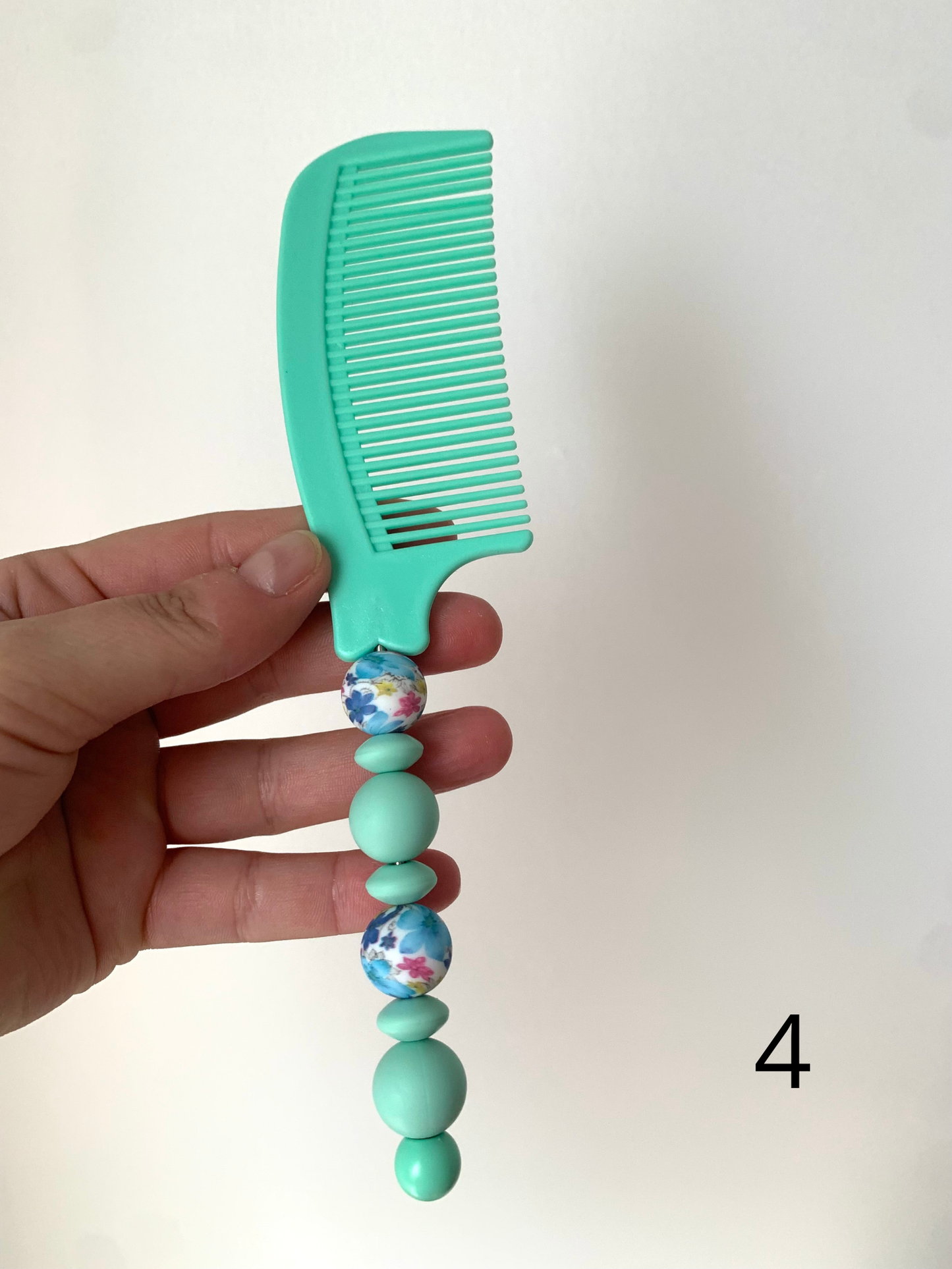 Peigne perles silicone