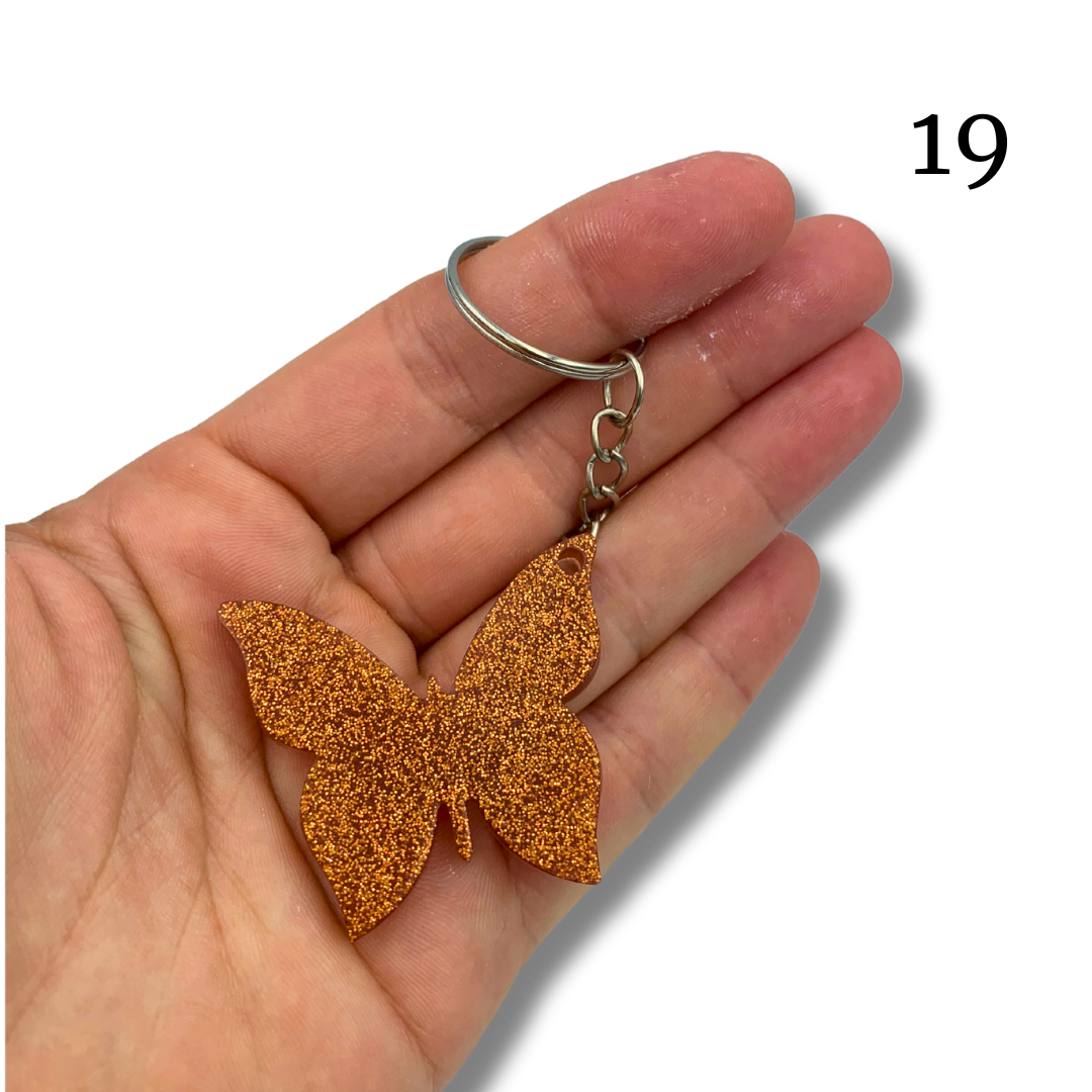 Porte clés papillon