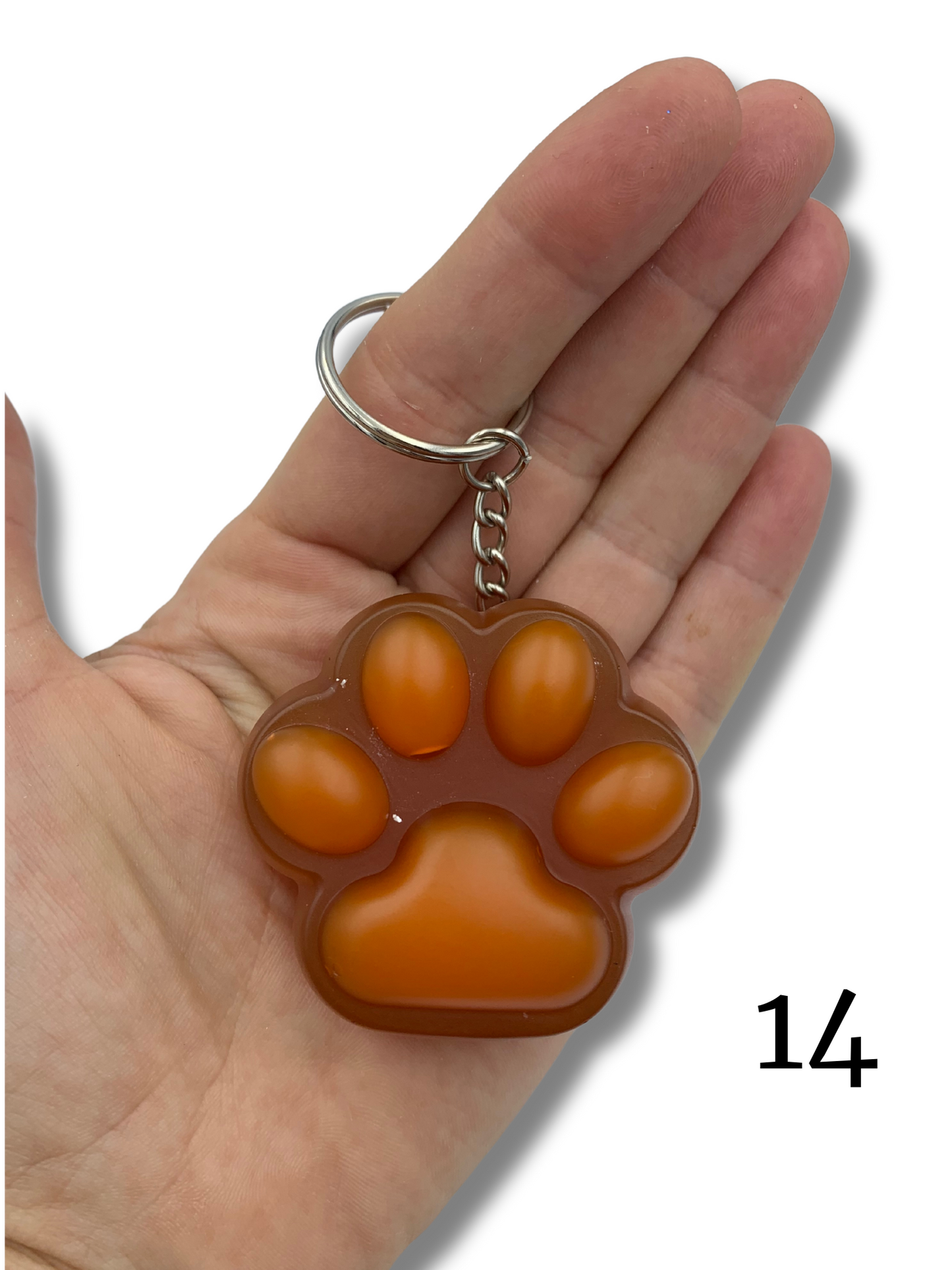 Porte clés patte de chat