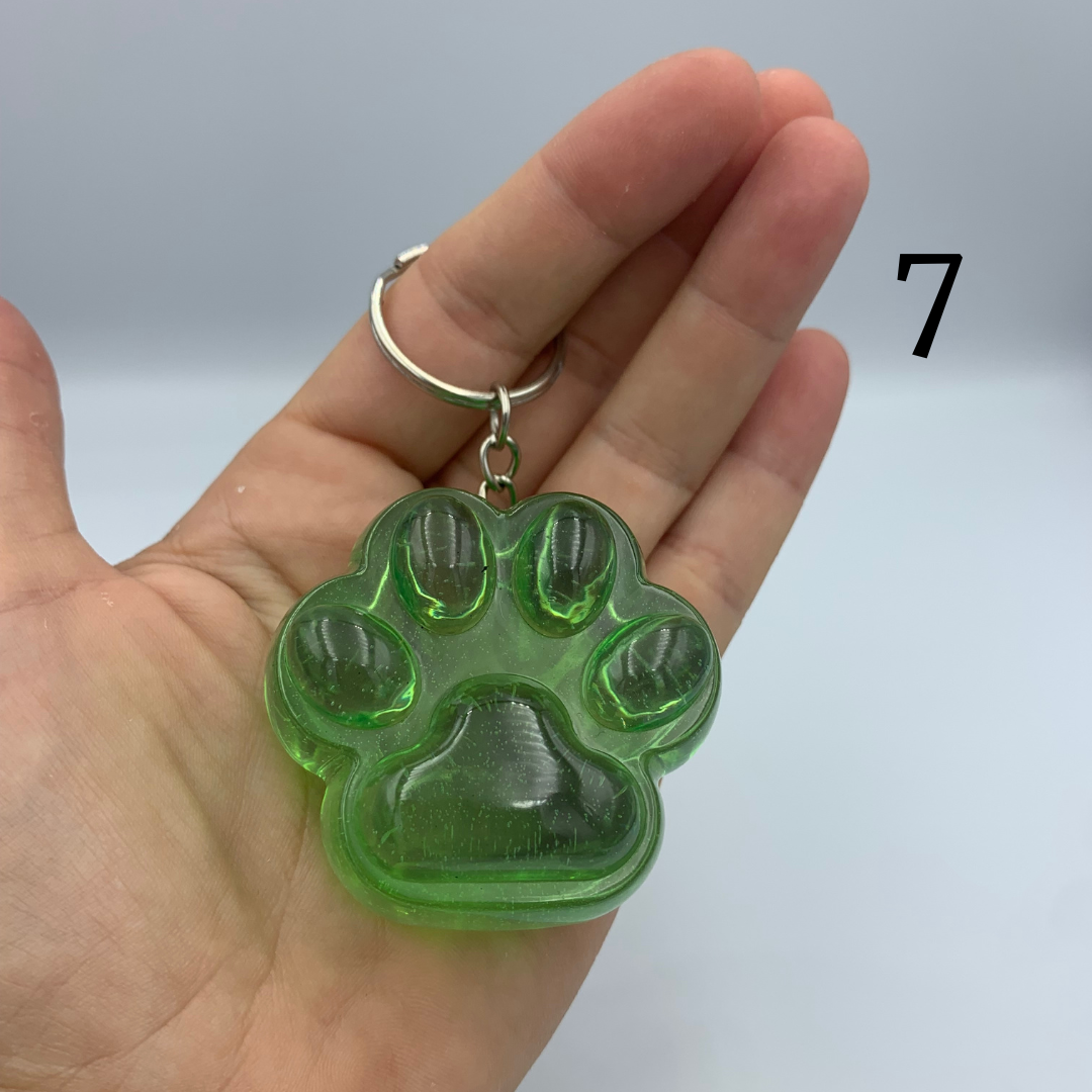 Porte clés patte de chat