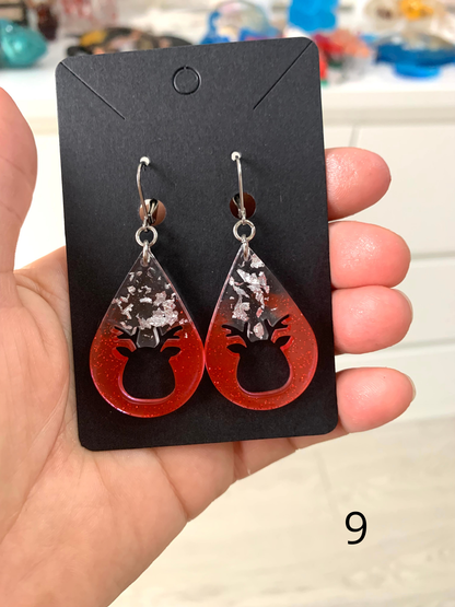 Boucles d'oreilles Noel