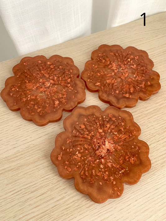 Dessous de verres fleur