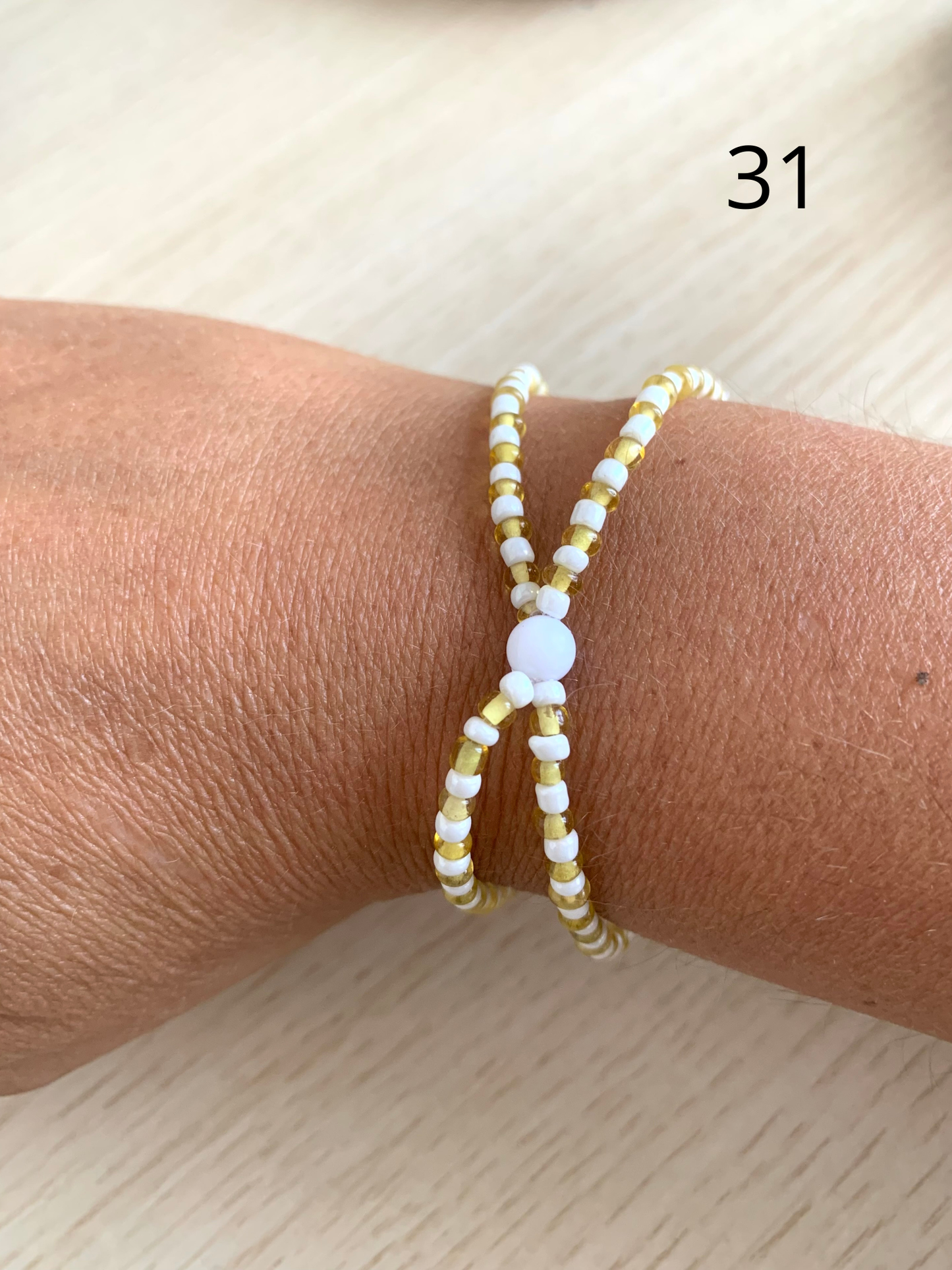 Bracelet en perles (Taille S)