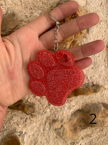 Porte-clés Patte de chien