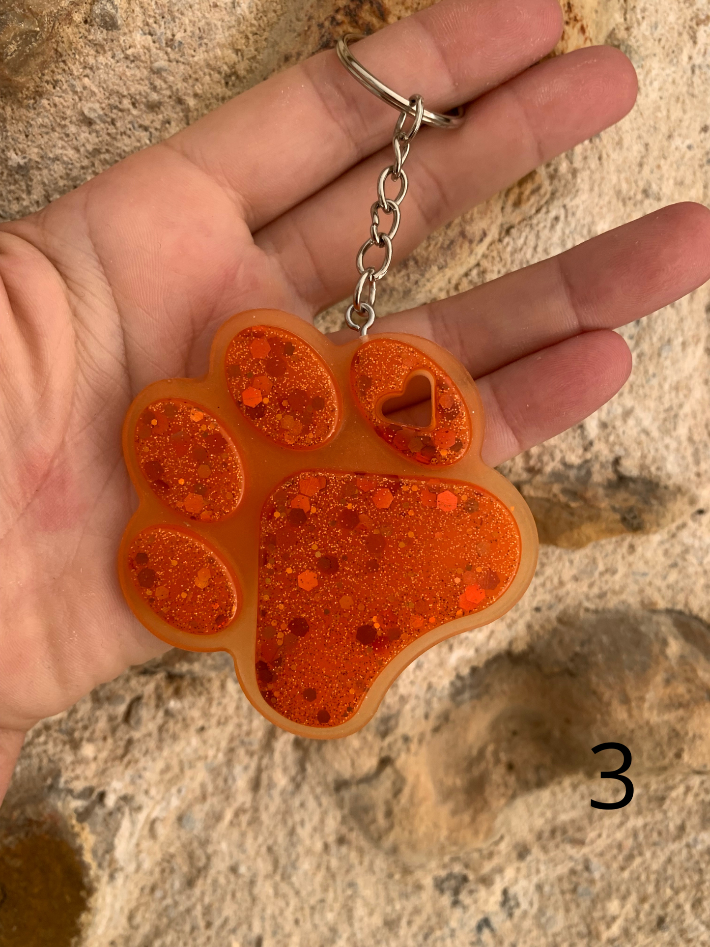 Porte-clés Patte de chien