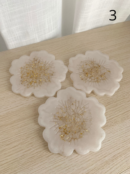 Dessous de verres fleur