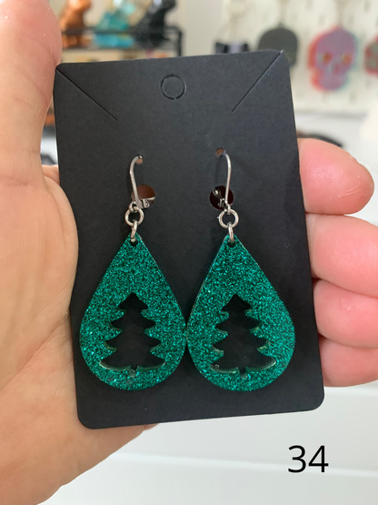 Boucles d'oreilles Noel
