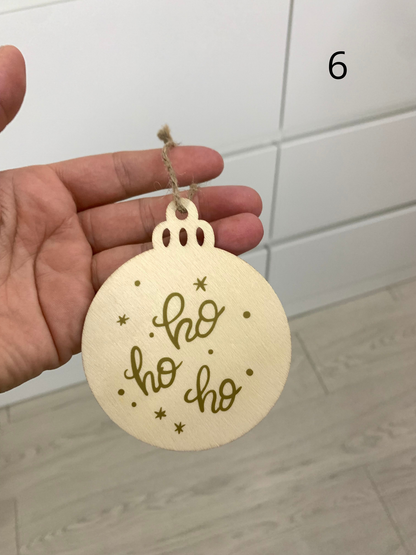 Sujet en bois noel