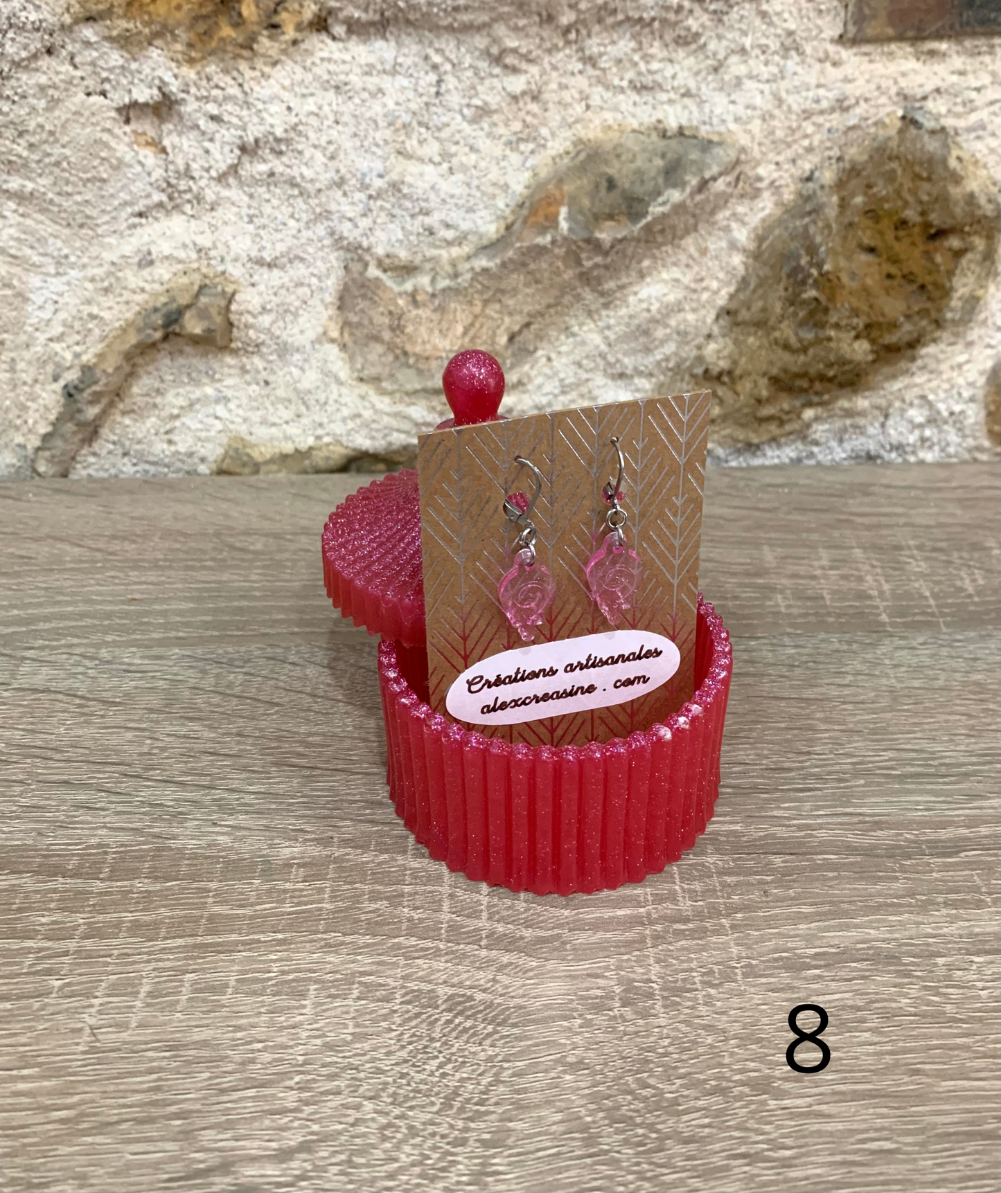 Boîte + boucles cadeaux
