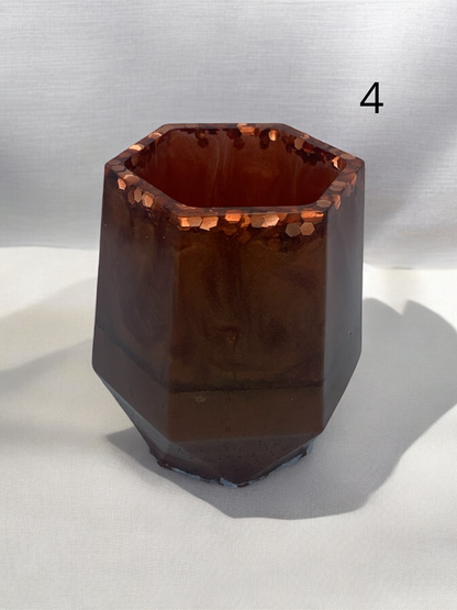 Pot hexagonal