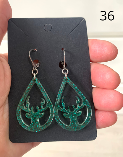 Boucles d'oreilles Noel