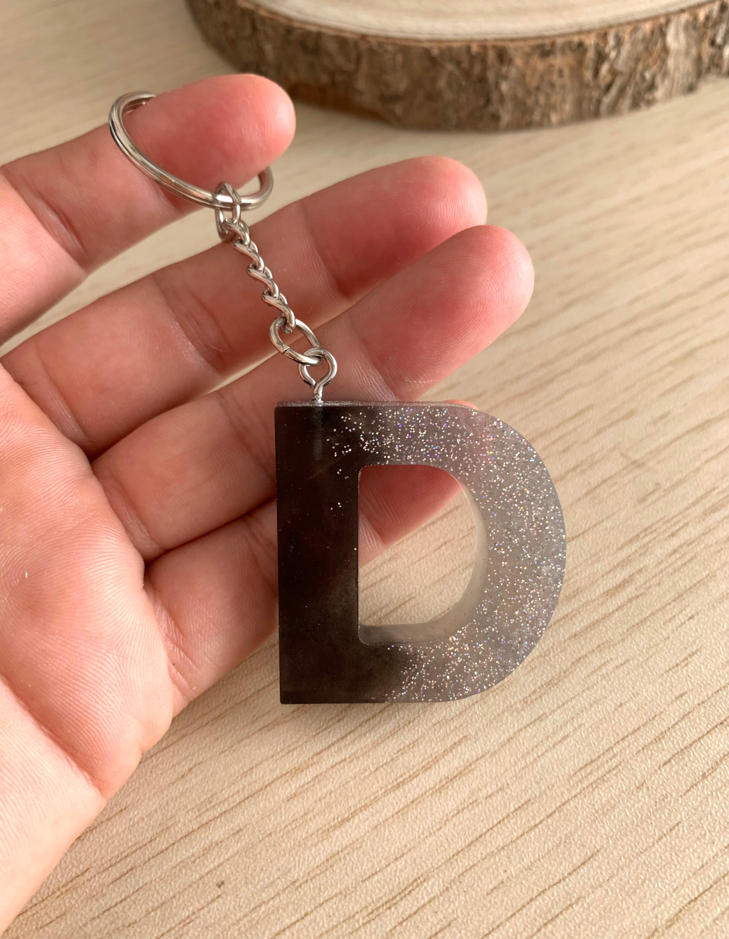 Porte clès lettre