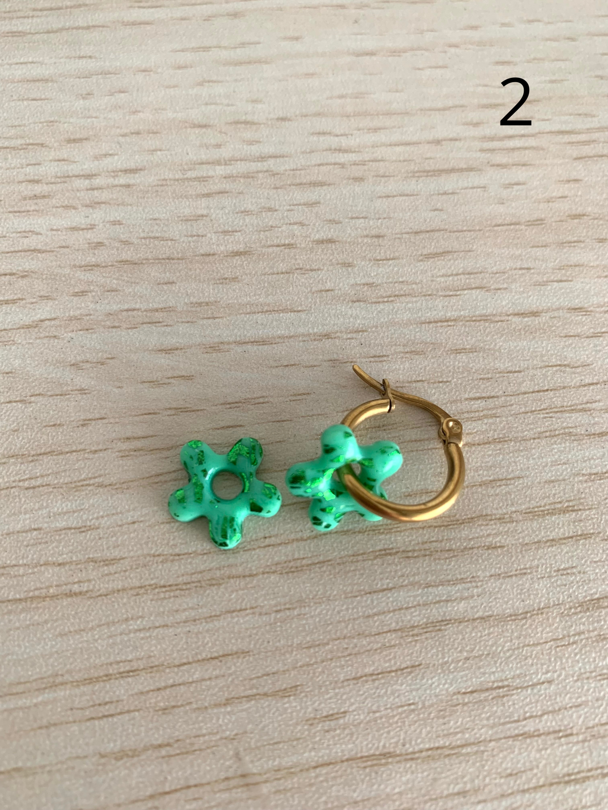 Boucles mini pampilles interchangeables