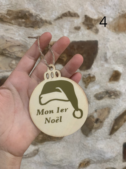 Sujet en bois noel