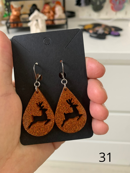 Boucles d'oreilles Noel