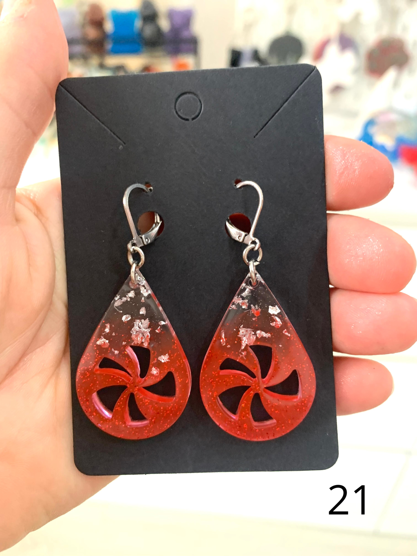 Boucles d'oreilles Noel