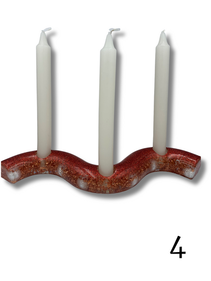 Bougeoir flambeau noel