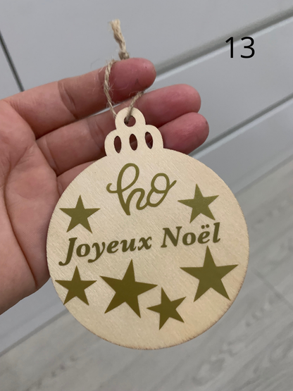 Sujet en bois noel