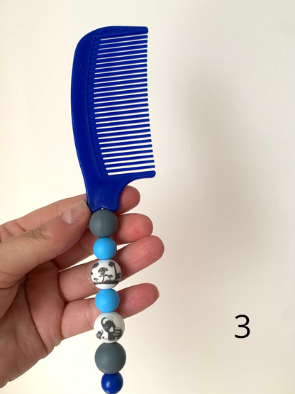 Peigne perles silicone