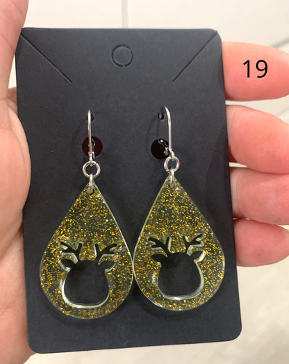 Boucles d'oreilles Noel