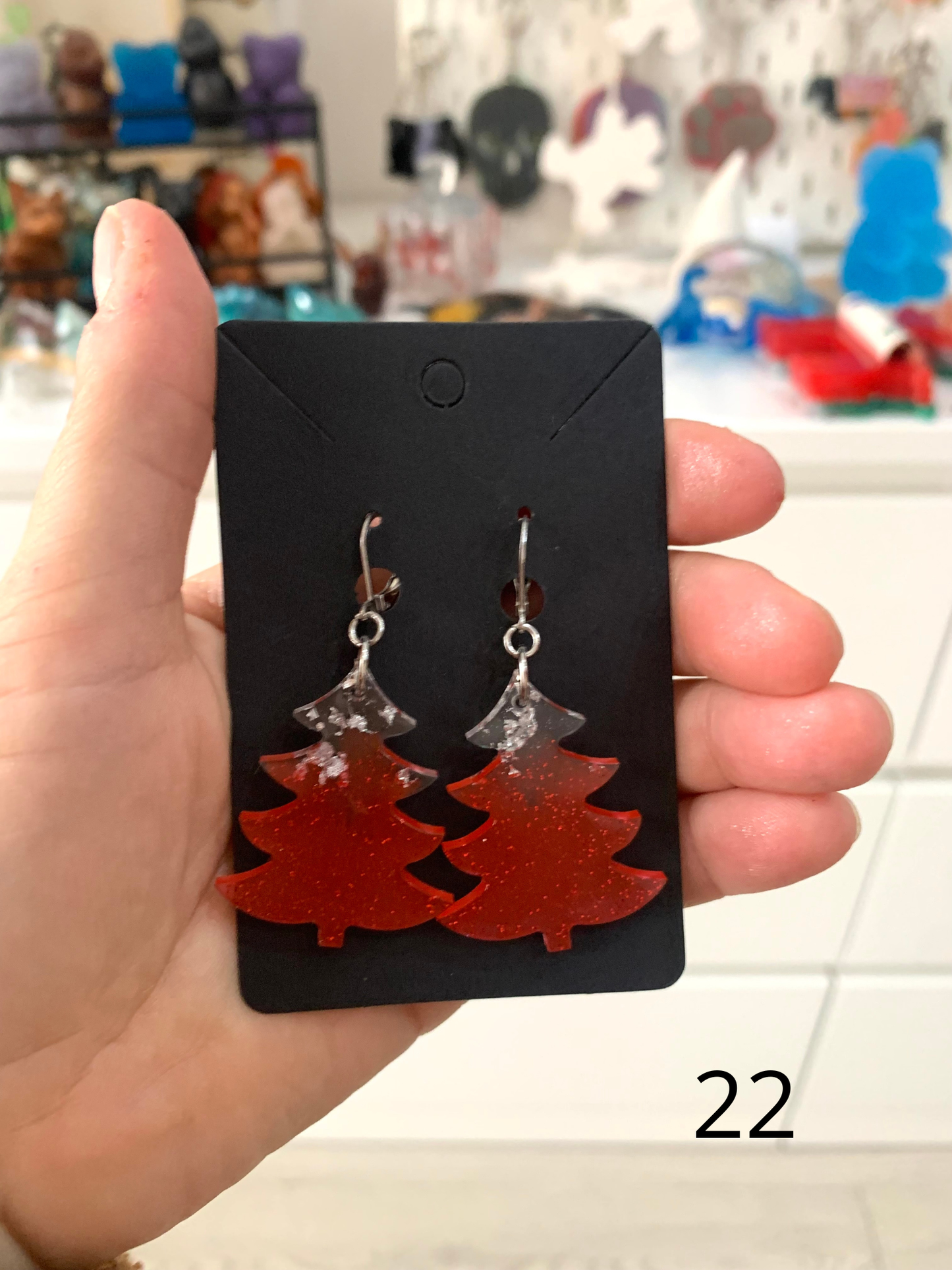 Boucles d'oreilles Noel