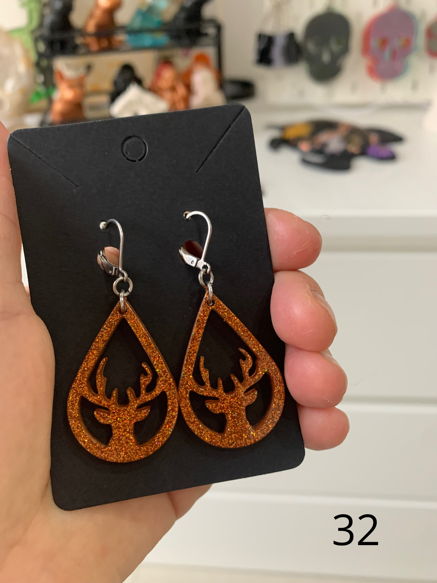 Boucles d'oreilles Noel