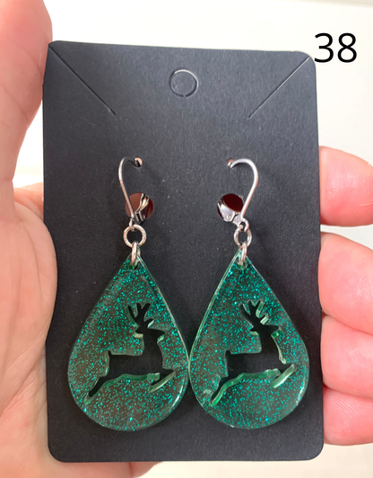 Boucles d'oreilles Noel