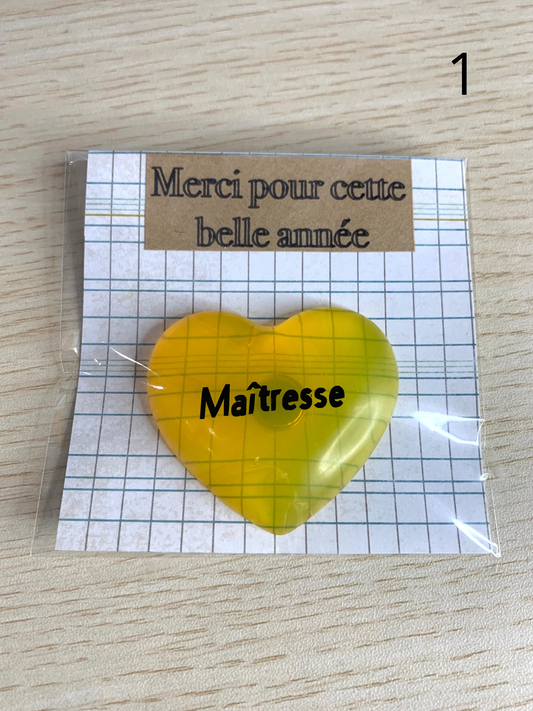Cadeaux maitresse / maitre / atsem / nounou