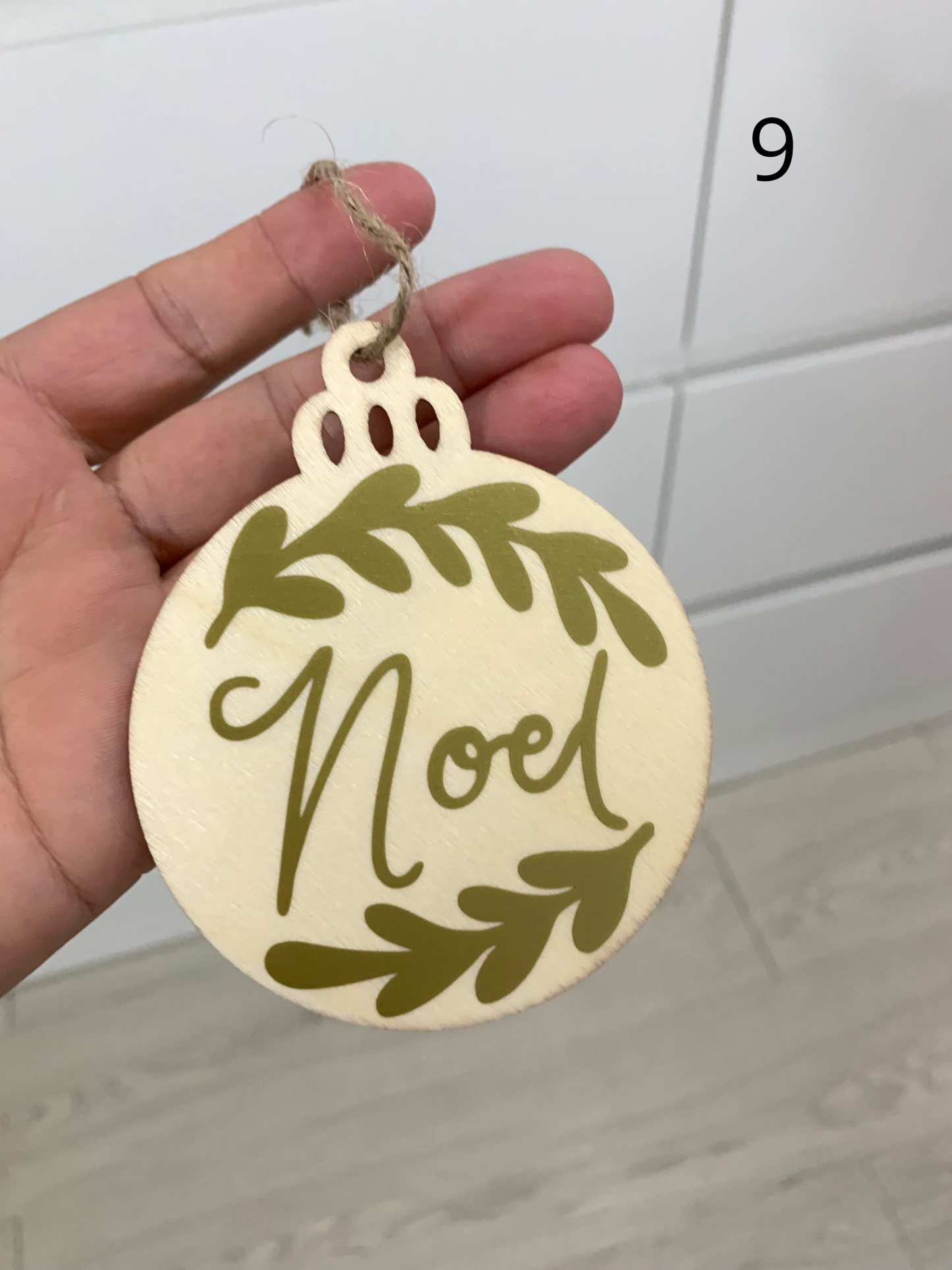 Sujet en bois noel