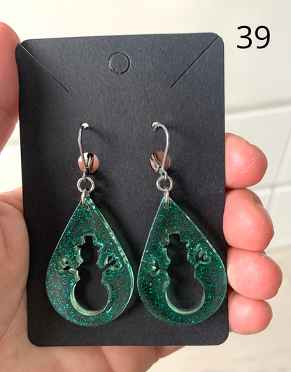 Boucles d'oreilles Noel