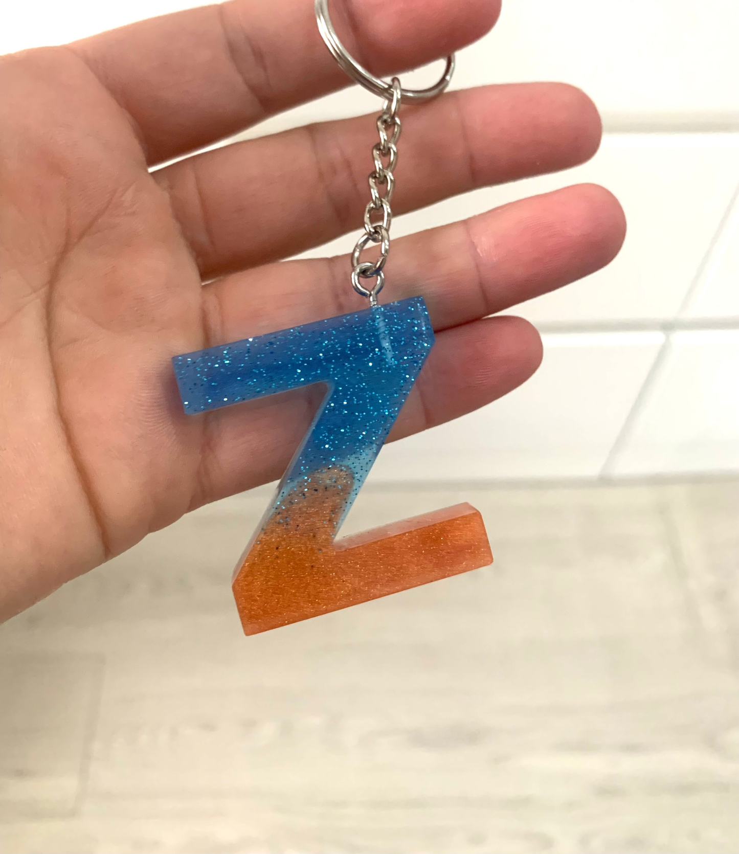 Porte clès lettre